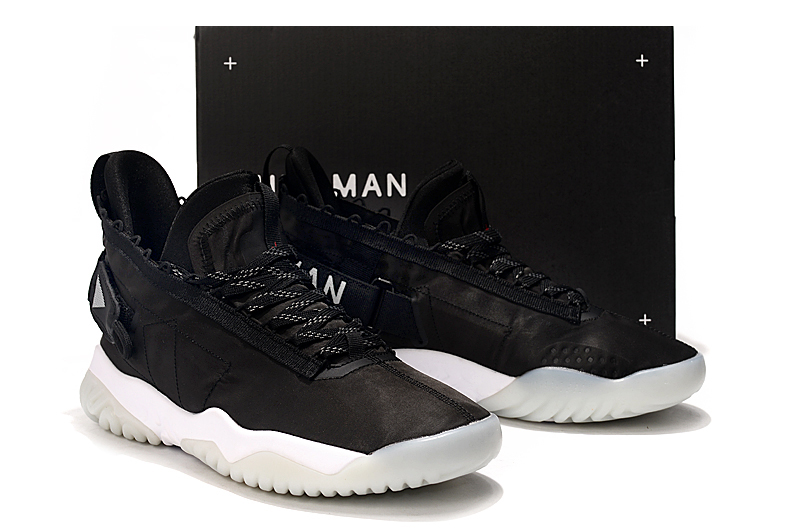2019 Men Jordan Air Max 87 Black White Shoes